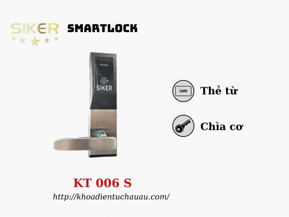 KHOÁ ĐIỆN TỬ SIKER KT 006 S