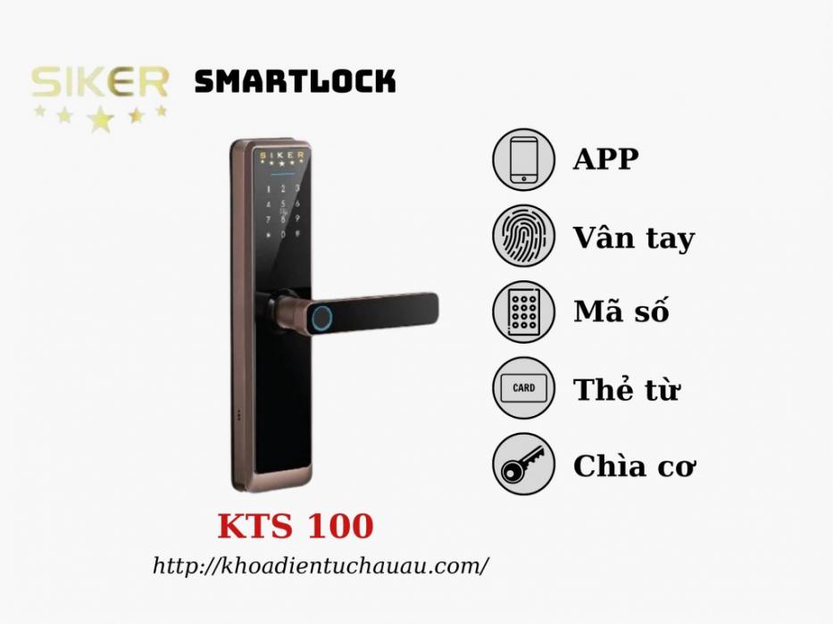KHOÁ ĐIỆN TỬ SIKER KTS 100